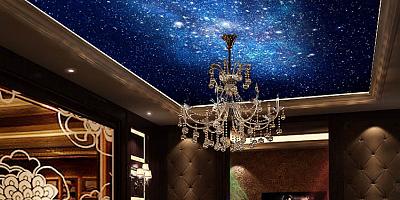 Потолок звездное небо в комнату 15 кв.